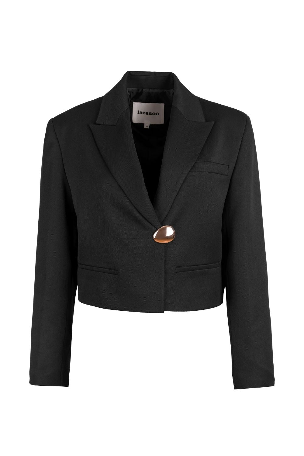 Black Buckle Blazer