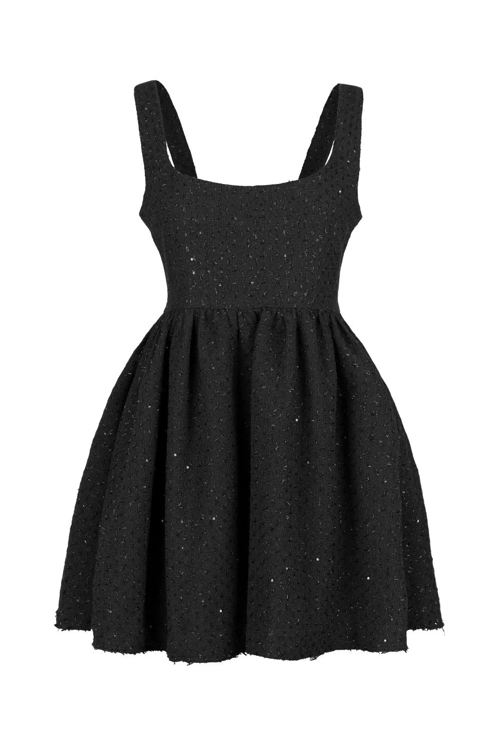 Tweed Mini Dress Burgundy