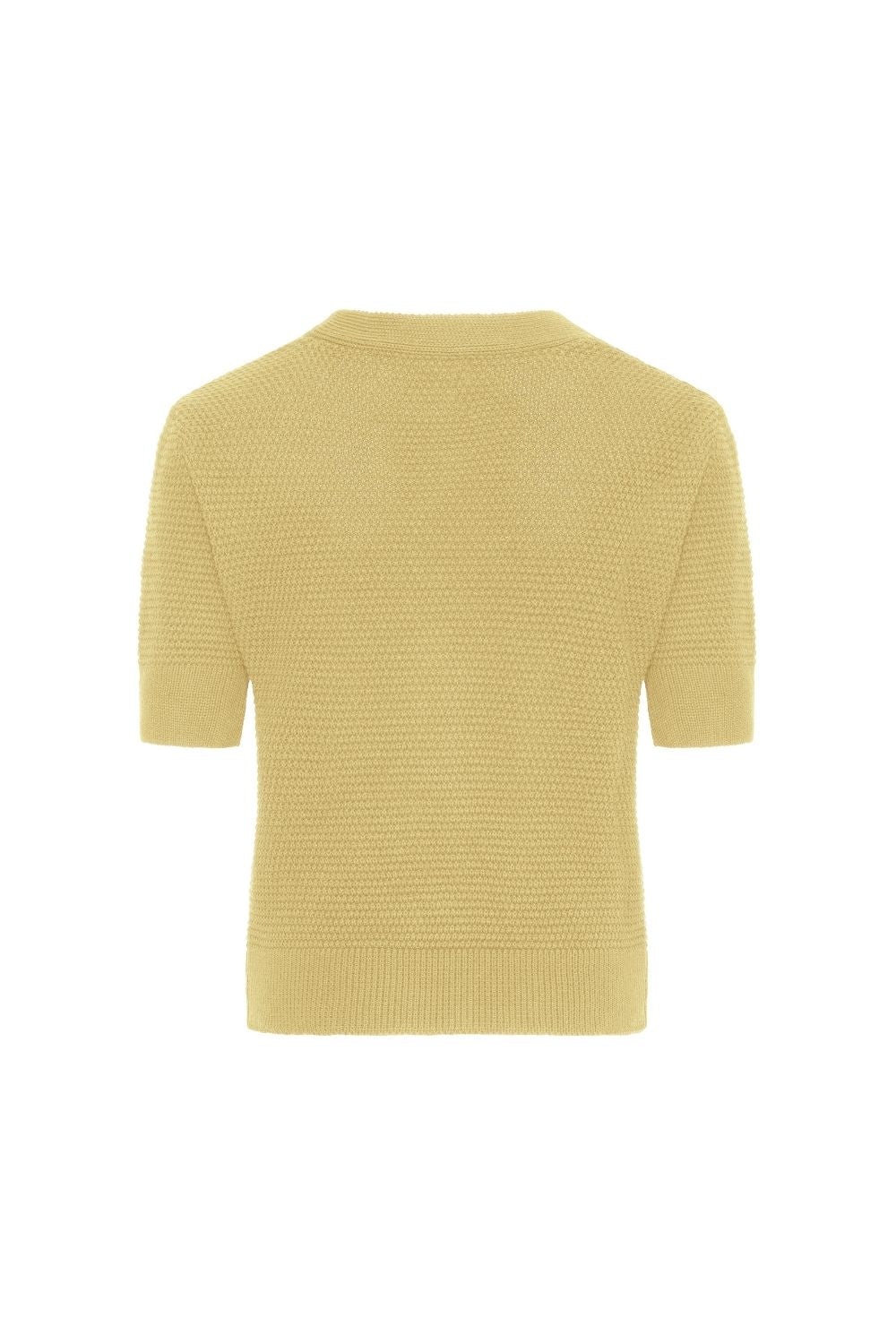 Star-Button V-Neck Cardigan