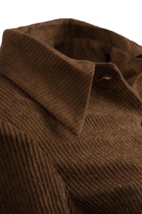 Velvet Crop Jacket, Coffee