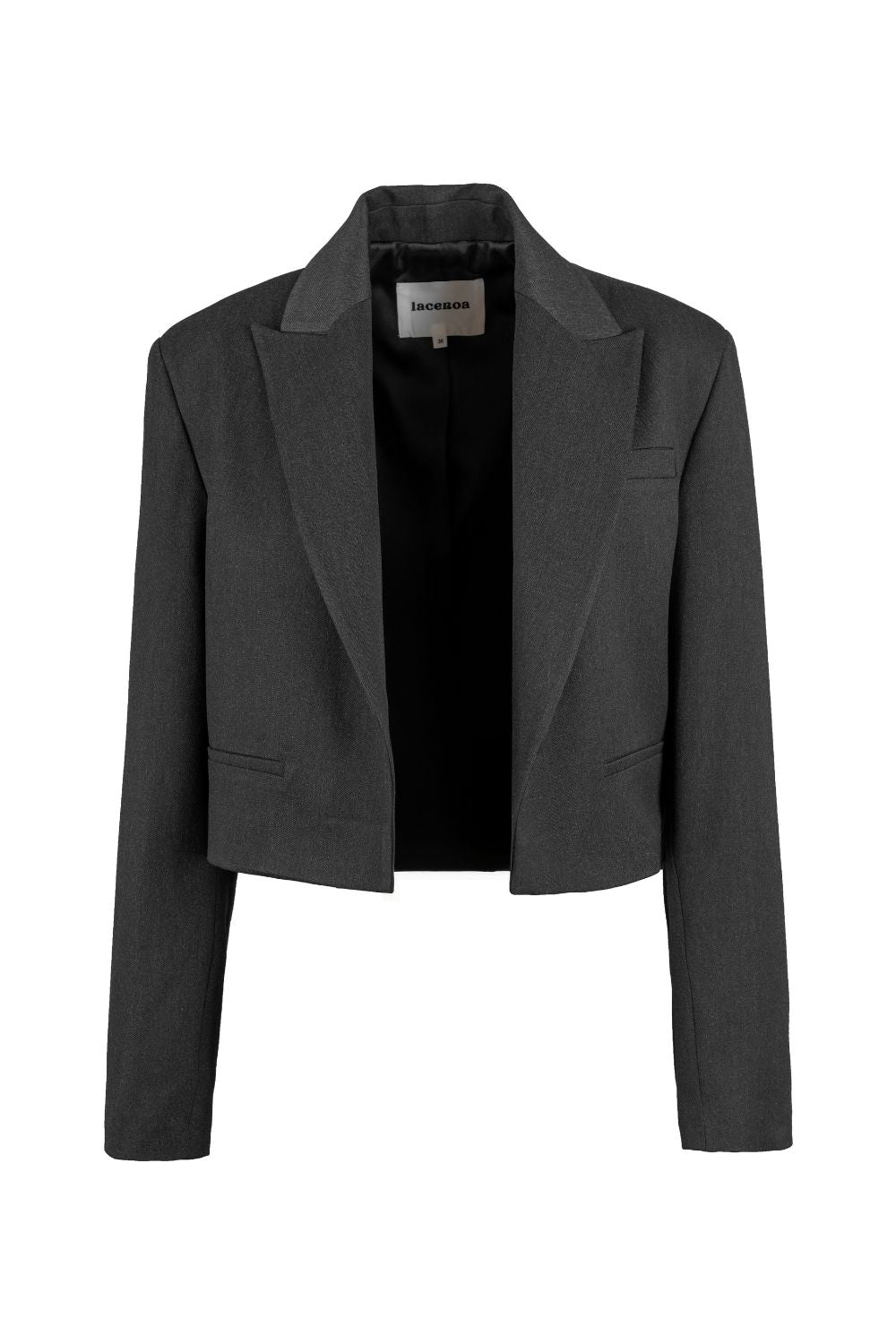 Gray Buckle Blazer