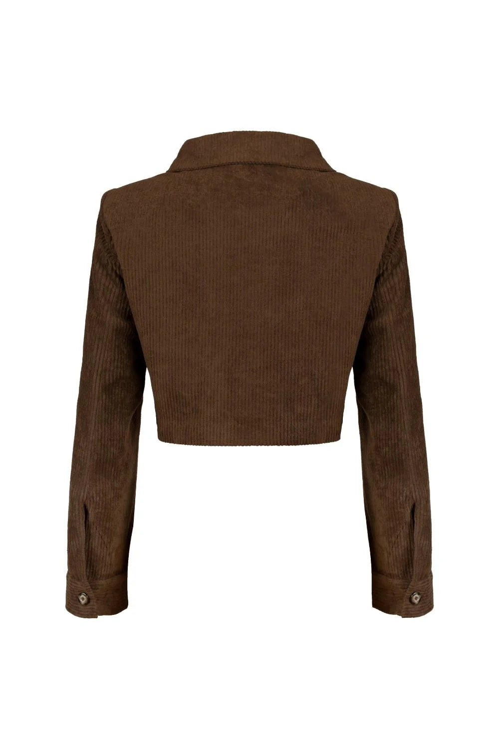 Velvet Crop Jacket, Coffee
